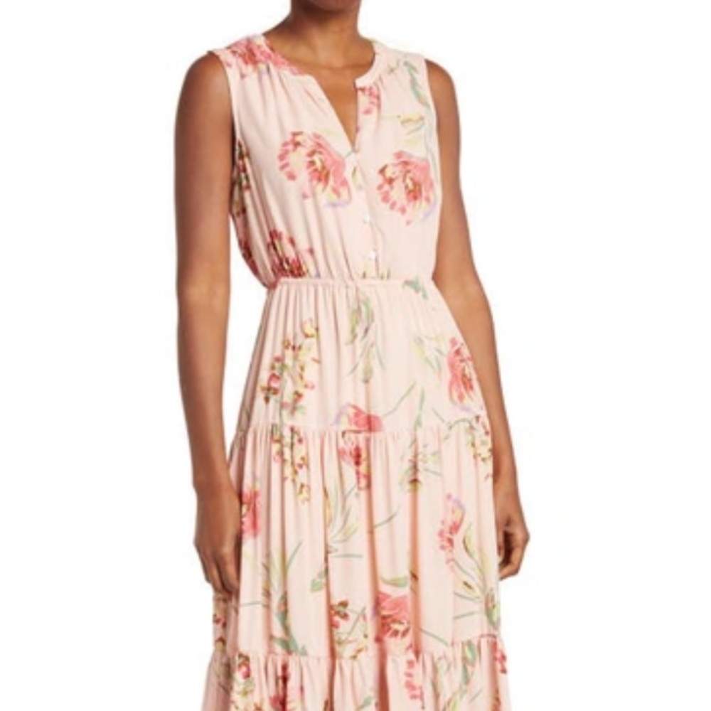 DR2 By Daniel Rainn Tiered Maxi Dress Size M